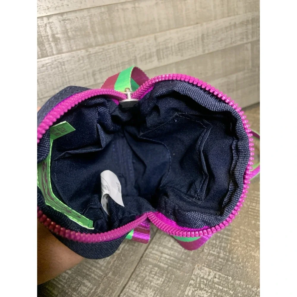 Nike Heritage Festival Small Crossbody Bag Pouch‎ Navy Green Magenta Neon Purse